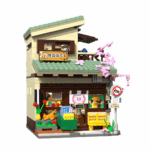 CaDA Bricks Japanese Kitty’s Grocery C66015 front view
