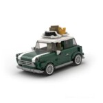 Power Block Camper Car 1:32 Green Mini Cooper