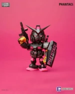 PHANTACi RX-78-2 Mini Gundam figures in display setup for collectors