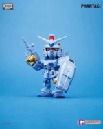 PHANTACi RX-78-2 Mini Gundam figures in display setup for collectors