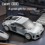 CaDA Bricks 1:24 Audi R8 Coupe C55027 front angle