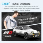 CaDA Bricks Initial D 1:35 Toyota Trueno AE86 C55018 - Image 5